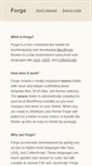 Mobile Screenshot of forge.thethemefoundry.com